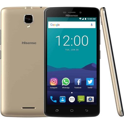 Hisense U965 5" Single Sim Smartphone (8GB)(Android 8.1)(Amber) Image