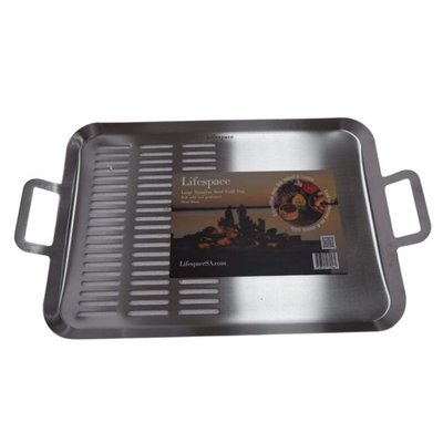 Lifespace Large Braai Breakfast Pan (Half Perforated Base) Image