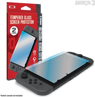 Armor3 Tempered Glass Screen Protector 2 Pack For Nintendo Switch Image