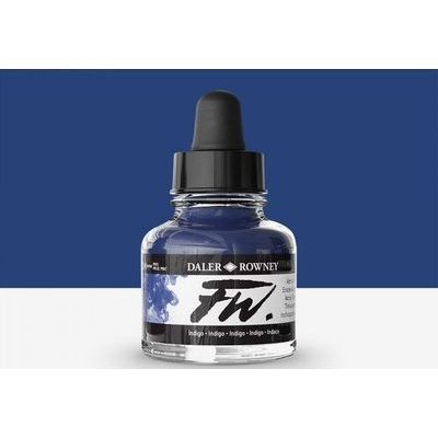 DR. FW. Acrylic Ink - 127 Indigo (29.5ml Bottle) Image