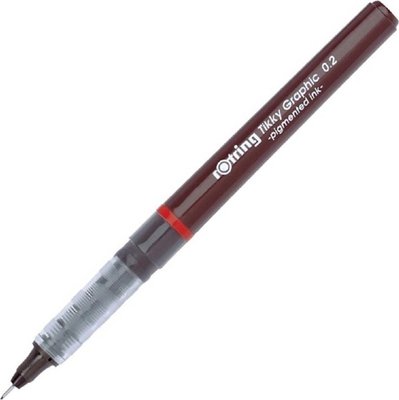 rOtring Tikky Graphic Drawing Pen (0.2mm)(Black) Image