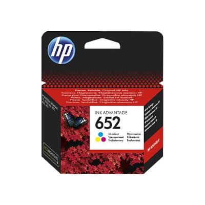 HP 652 Tri-color Original Ink Advantage Cartridge (200 Pages) Image