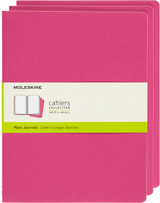 Set of 3 Moleskine Extra Large Plain Cahier Journals Image