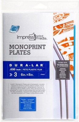 Grafix Impress Print Media Monoprint Plate (6x8")(3 Pack) Image