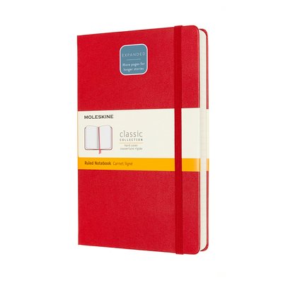 Moleskine Expanded Large Ruled Hardcover Notebook Image