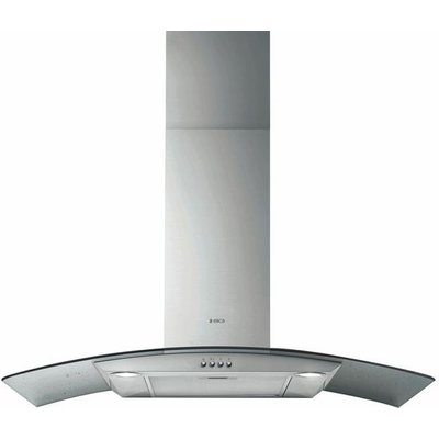 Elica Circus Curved Glass Wall Mounted Extractor (90cm) Image