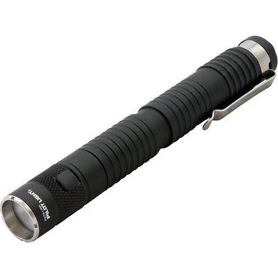 Powertac Papa Lima Pilot Penlight Rechargeable Flashlight with White/Red and IR LEDS (50 Lumens)(Black) Image