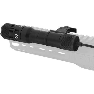 Powertac Huntsman Rechargeable Flashlight (1200 Lumens)(510m Throw)(Black) Image
