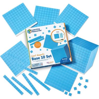 Learning Resources Gigantic Magnetic Base Ten Set Image
