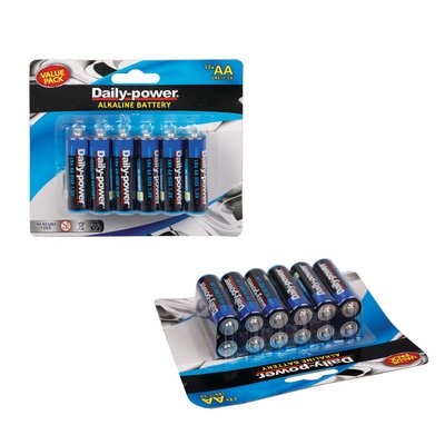 Alkaline Batteries Improved Quality Size AA (12 Pack) Image