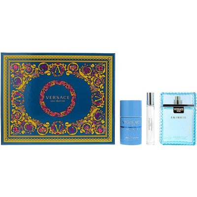 Versace Man Eau Fraiche Gift Set for Him (3 Piece) Image