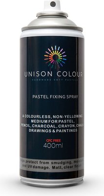 Unison Colour Pastel Fixing Spray - Matt (400ml ) Image