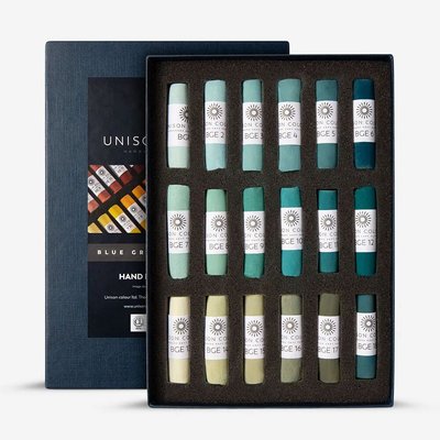 Unison Colour Blue Green Earth Soft Pastel Set (Set of 18) Image