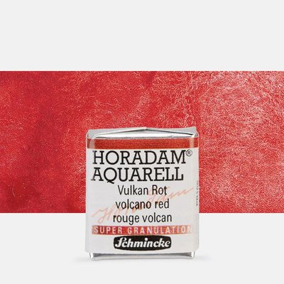 Schmincke Horadam Supergranulation Watercolour - Volcano Red 913 (Half Pan) Image
