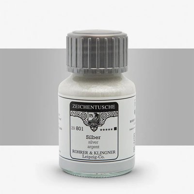 Rohrer & Klingner Calligraphy Ink - Silver (50 ml) Image