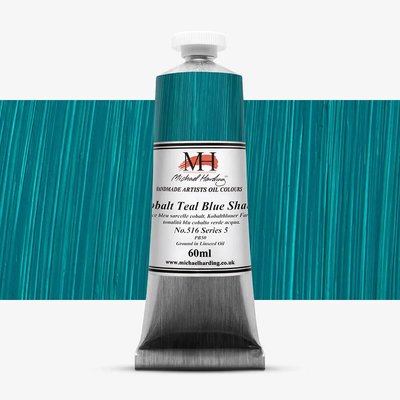 M.Harding Oil Paint - Cobalt Teal Blue Shade 516 (60ml) Image