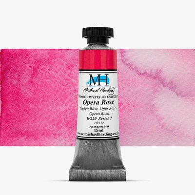 M.Harding Watercolour Paint - Opera Rose W220 (15ml) Image