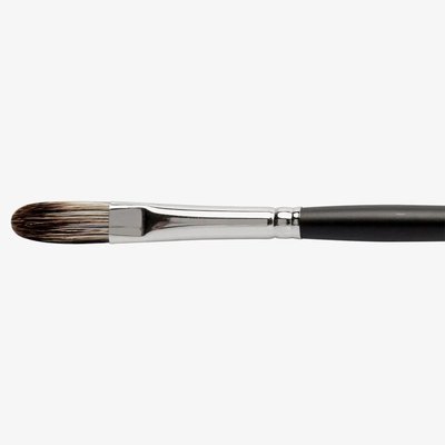 Jackson's 335 Black Filbert #5 Hog Bristle Brush Image