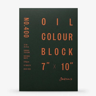 Jackson's Oil Paper Block (230gsm)(15 Sheets)(18x25cm) Image
