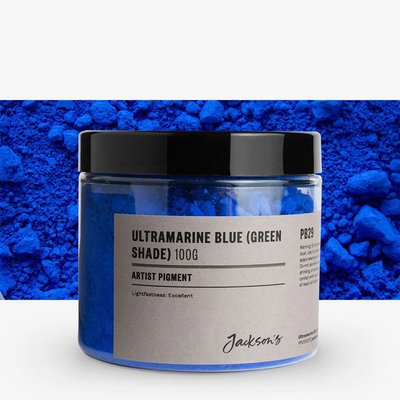 Jackson's Artist Pigment - Ultramarine Blue (Green Shade) (100g in 200ml Jar) Image