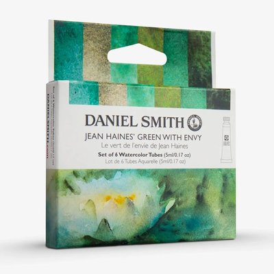 Daniel Smith Jean Haines' "Green with Envy" Watercolour Paint Set (5ml)(Set of 6) Image