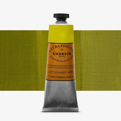 Charvin Artist Oil Paint - Light Cinnabar Green (60 ml) Image