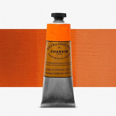 Charvin Artist Oil Paint - Orange Cadmium Genuine (60 ml) Image