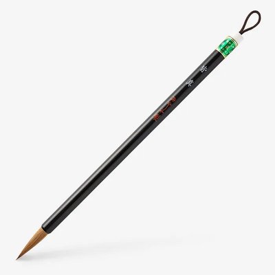 Akashiya Thick Natural Calligraphy Brush - Kaishin - Size 8 (PS104) Image