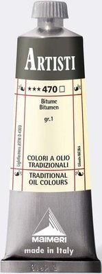 Maimeri Artisti Oil Colour - 470 Bitumen (60ml) Image