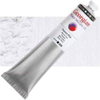 DR. Georgian Water Mixable Oil - 009 Titanium White (200ml Tube) Image