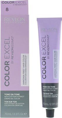 Revlon Revlonissimo Colorsmetique Color Excel 8 Light Blonde Hair Colour (70ml) Image