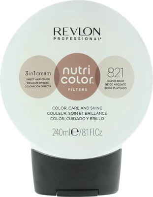 Revlon Nutri Color Filters 821 Sliver Beige 3-In-1 Hair Colour (240ml) Image