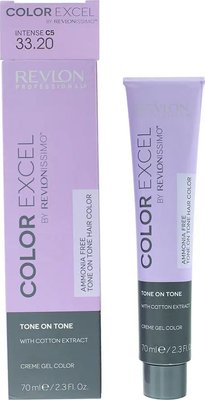 Revlon Revlonissimo Colorsmetique Color Excel 33.20 C5 Intense Dark Burgundy Hair (70ml) Image