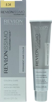 Revlon Revlonissimo Colorsmetique 8.34 Light Coppery Gold Blonde Hair Colour (60ml) Image