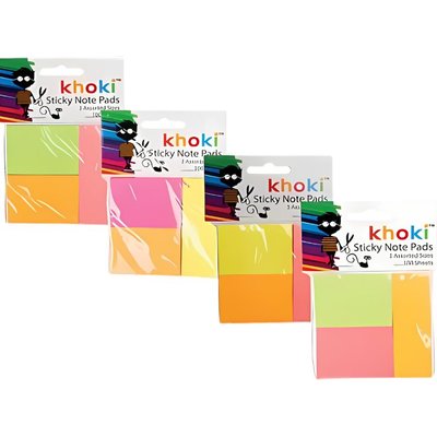 Note-Pad Self-Stick File Markers (3 Pack) Image