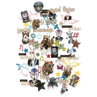 Uniquely Creative Scrapbooking Eclectic Grunge Collection Cuts Image