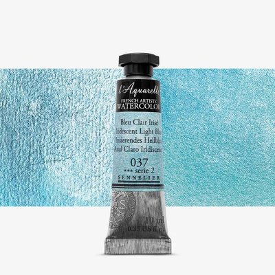 Sennelier L'Aquarelle Watercolour Paint - Iridescent Light Blue (10 ml) Image