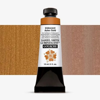 Daniel Smith Extra Fine Gouache Paint - Iridescent Aztec Gold (15 ml) Image