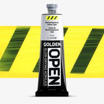 Golden Open Slow-Drying Acrylic Paint - Benzimidazolone Yellow Light III (148 ml) Image