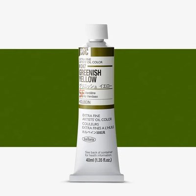 Holbein Artists' Extra Fine Oil Paint - Greenish Yellow (40 ml) Image