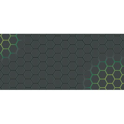 Iconix Full Desk Gaming & Office Mouse Pad (Octagon Flair)(XL) Image