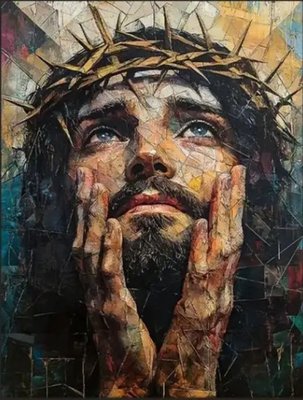DIY Paint by numbers - 40x50cm - Jesus Christ Image