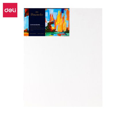 Deli Finenelo Triple Primed Canvas Panel (White)(280gsm)(50x60cm) Image
