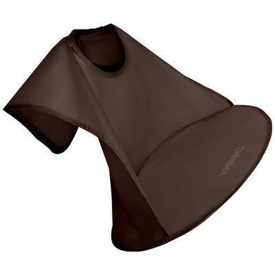 Chenshia Barber Beard Hair Trim Catcher Kit | Adjustable Haircut Cape Cloak - Brown Image