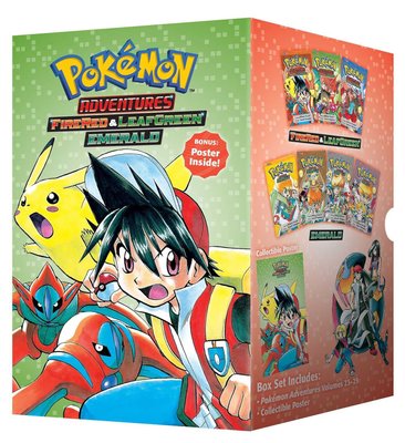 Pokemon Adventures FireRed & LeafGreen / Emerald Box Set Image