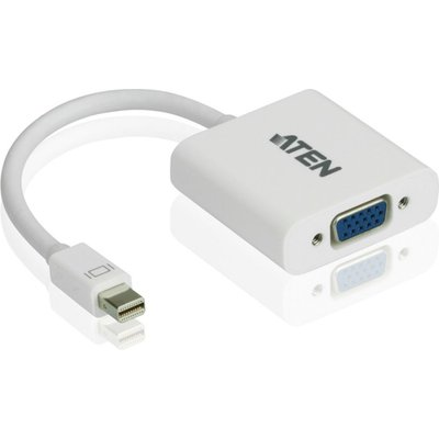 ATEN Mini DisplayPort to VGA Adapter (White) Image