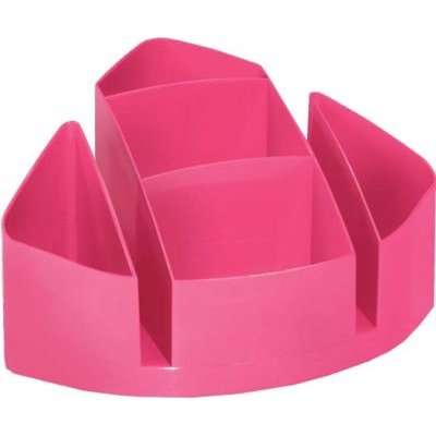 Bantex 7 Compartment Desk Organiser (Pink) Image