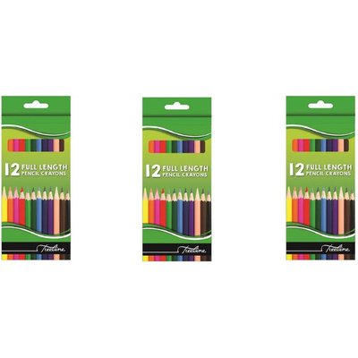 Treeline 12 Full Length Pencil Crayons Image