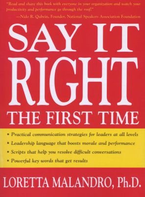 Say It Right the First Time Image