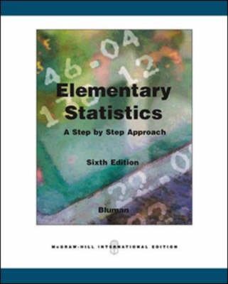 Elementary Statistics A Step By Step Approach Paperback